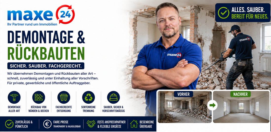 Demontage und Rückbau