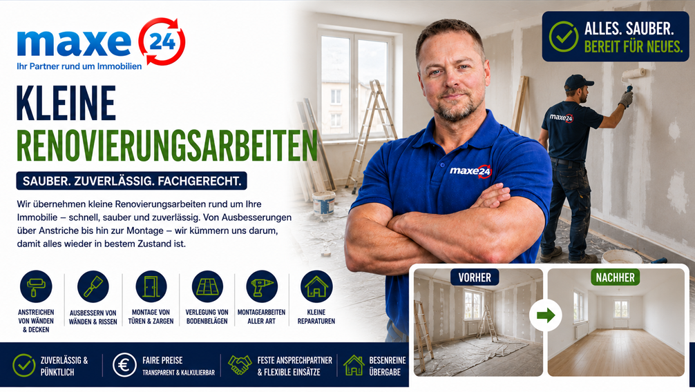Kleine Renovierungsarbeiten